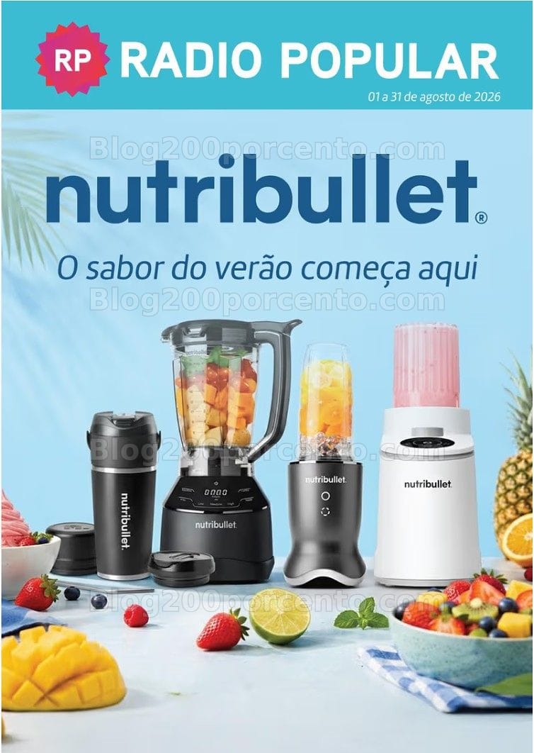 Antevisão Folheto RADIO POPULAR Preparação Alimentar Promoções de 1 a 31 agosto